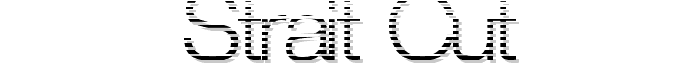 Strait Cut font